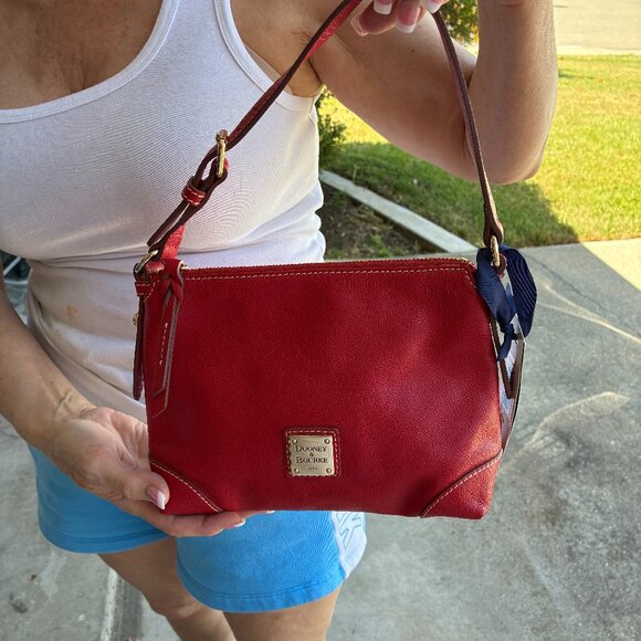 Dooney & Bourke Red Shoulder Bag - Picture 1 of 6